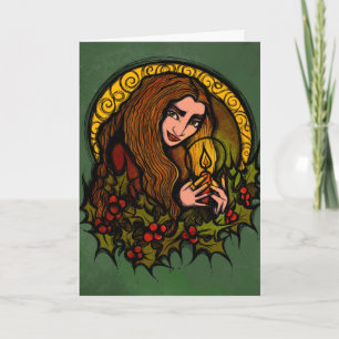 Merry Yule Witch Card