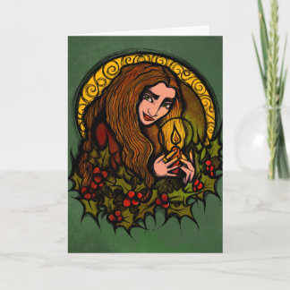 Merry Yule Witch Card