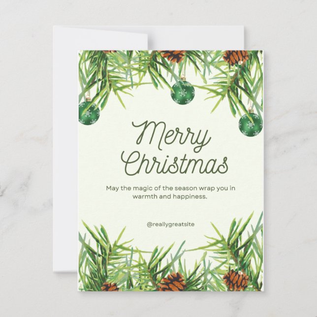 Merrycristmas Holiday Card (Front)