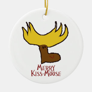 MerryKissMoose Ceramic Tree Decoration