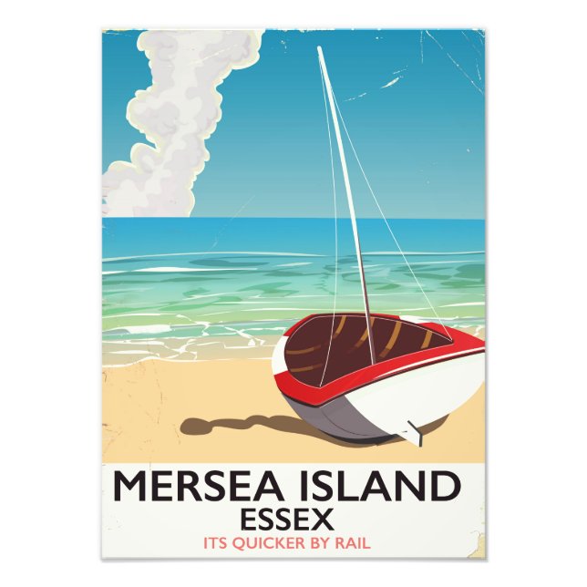Mersea Island Essex Vintage poster (Front)