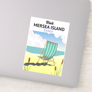 Mersia island Essex travel poster