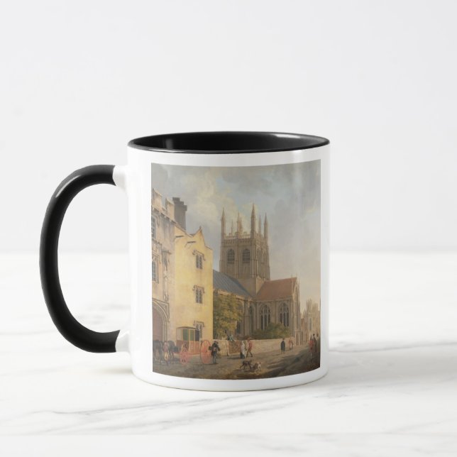 Merton College, Oxford, 1771 (oil on canvas) Mug (Left)