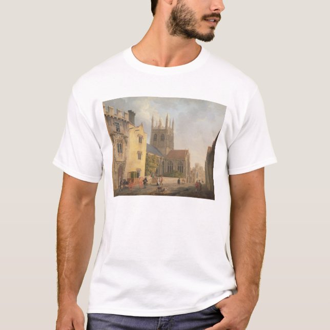 Merton College, Oxford, 1771 (oil on canvas) T-Shirt (Front)