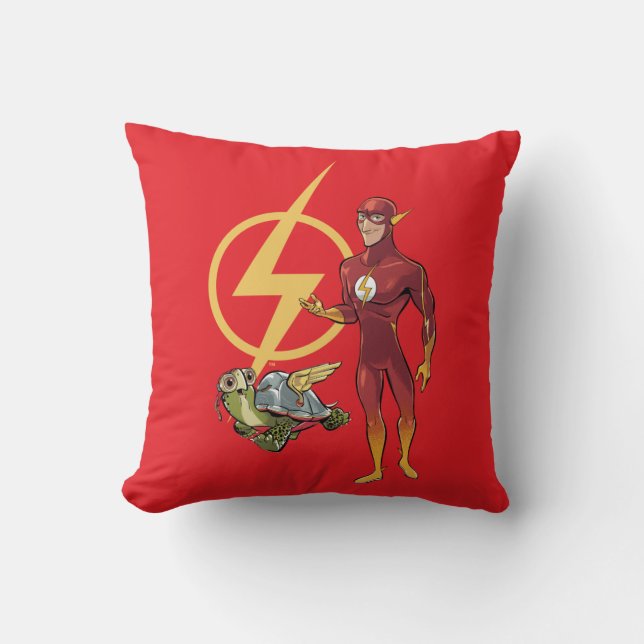 Merton & The Flash Cushion (Front)