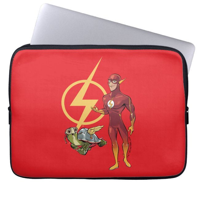 Merton & The Flash Laptop Sleeve (Front)