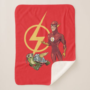 Merton & The Flash Sherpa Blanket