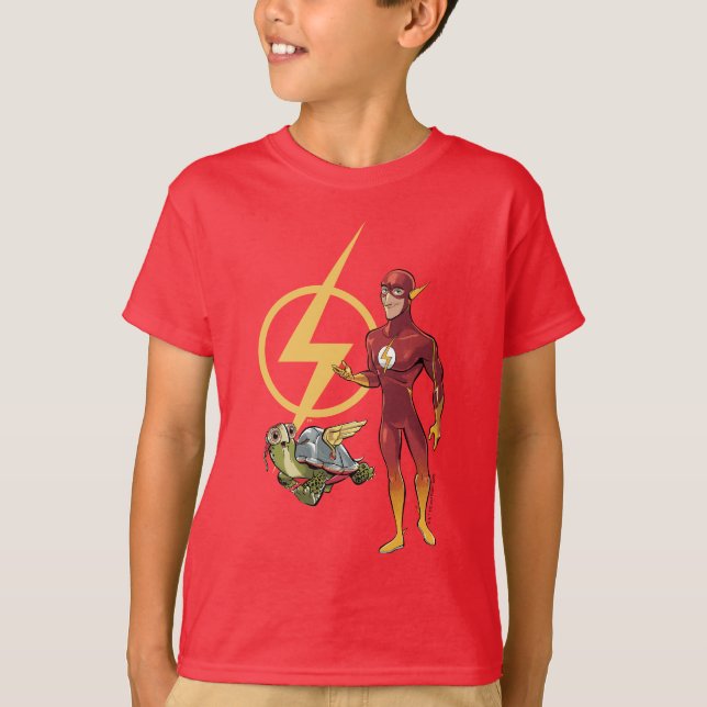 Merton & The Flash T-Shirt (Front)