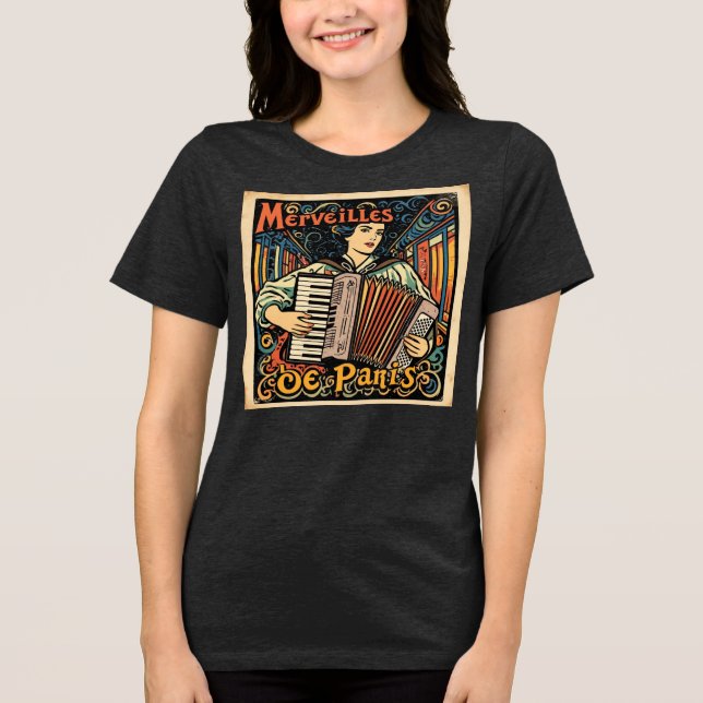 MERVEILLES DE PARIS Tri-Blend SHIRT (Front)