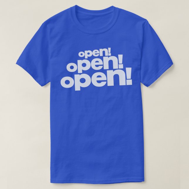Mervyns Open Open Open Gift Halloween Day Thanksgi T-Shirt (Design Front)