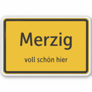 Merzig Sticker Autosticker
