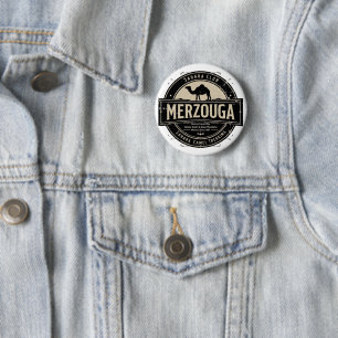 Merzouga Sahara Camel Ride Vintage Badge   Retro M