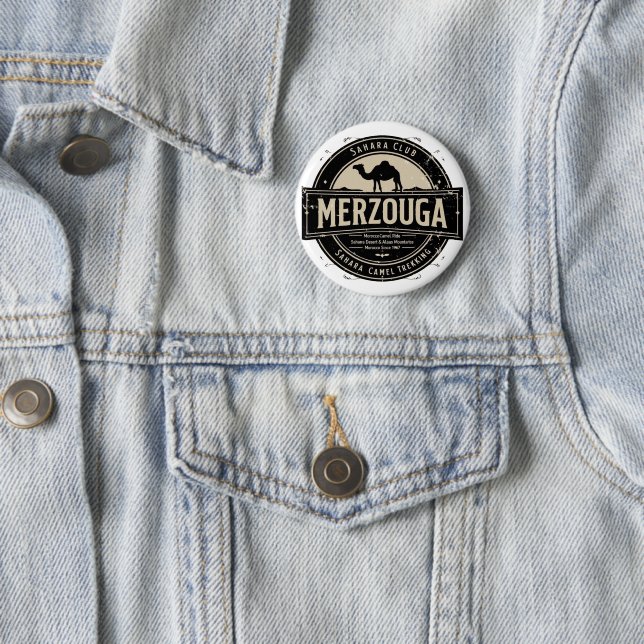 Merzouga Sahara Camel Ride Vintage Badge | Retro M (In Situ)