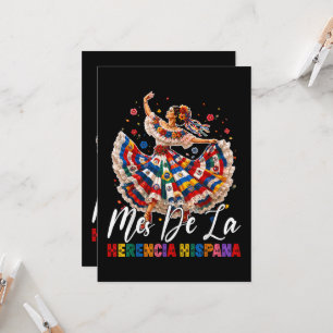 Mes De La Herencia Hispana Hispanic Heritage Month Invitation