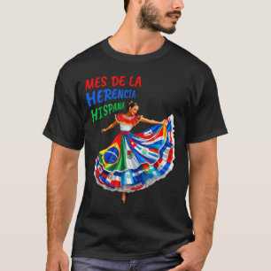 Mes De La Herencia Hispana Hispanic Heritage Month T-Shirt