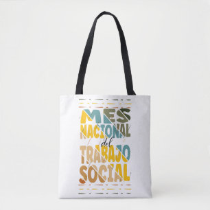 Mes Nacional del Trabajo Social, Social Worker Tote Bag