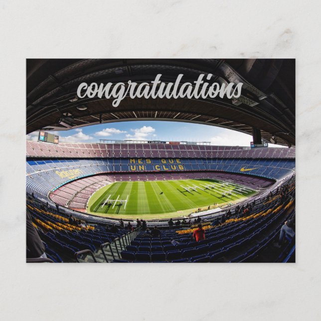 mes que un club postcard (Front)