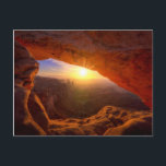 Mesa Arch, Canyonlands National Park Postcard<br><div class="desc">Iconic arching rock formation at dawn near Moab</div>