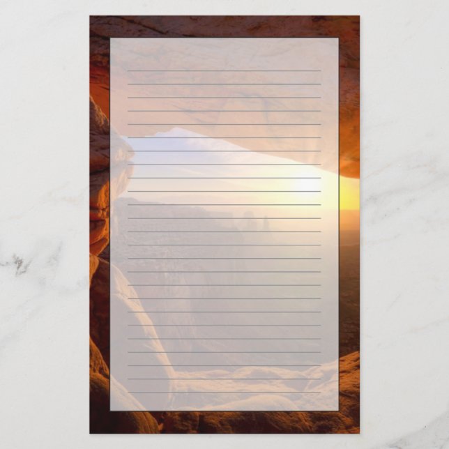 Mesa Arch, Canyonlands National Park Stationery (Front)