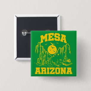 Mesa,Arizona 15 Cm Square Badge