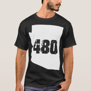 Mesa Arizona 480 Area Code T-Shirt