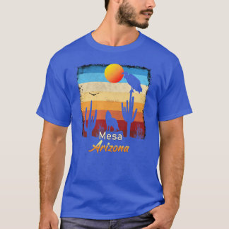 Mesa Arizona AZ Sunset Coyote Vulture Cactus Deser T-Shirt