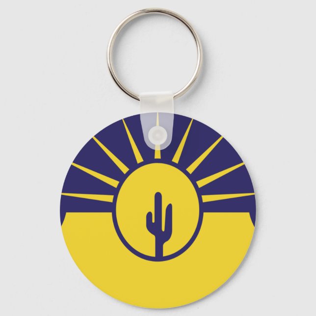 Mesa (Arizona) flag Keychain (Front)