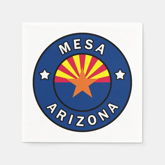 Mesa Arizona Napkin (Front)