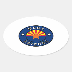 Mesa Arizona Oval Sticker
