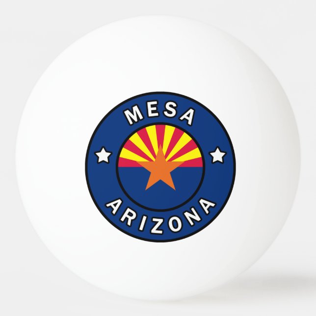 Mesa Arizona Ping Pong Ball (Front)