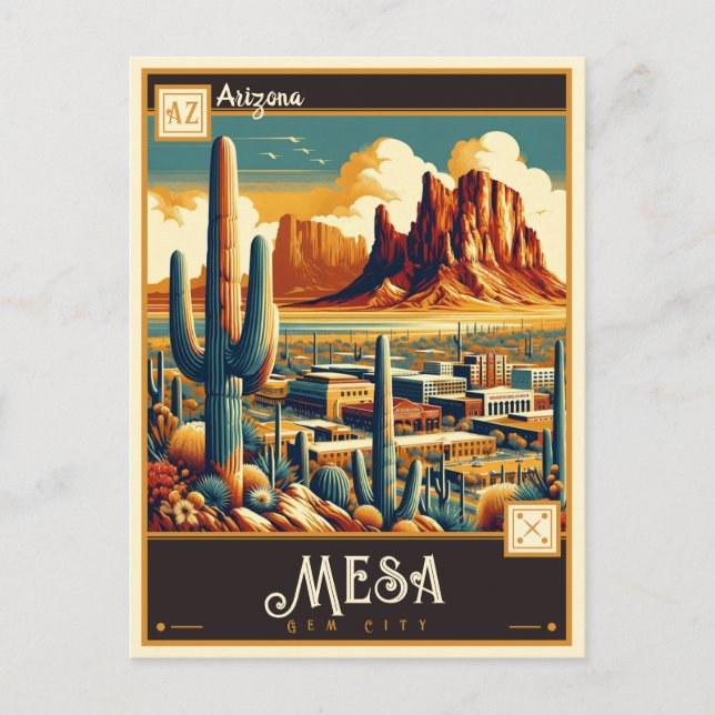 Mesa, Arizona | Vintage Postcard (Front)