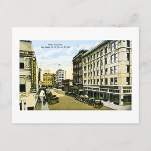 Mesa Avenue, El Paso, Texas Postcard