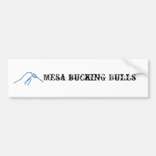 mesa bucking bulls bumper sticker