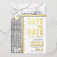 Mesa Love Locator | Wedding Save the Date