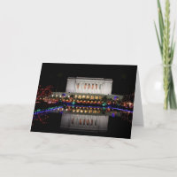 Mesa Temple lights