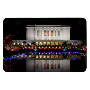 Mesa Temple reflection  Magnet