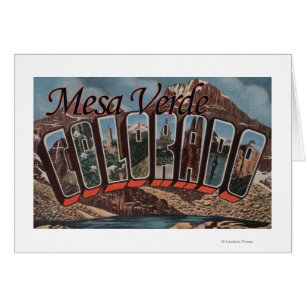 Mesa Verde, Colorado - Large Letter Scenes