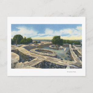 Mesa Verde Nat. Park, Colorado - Sun Temple Postcard