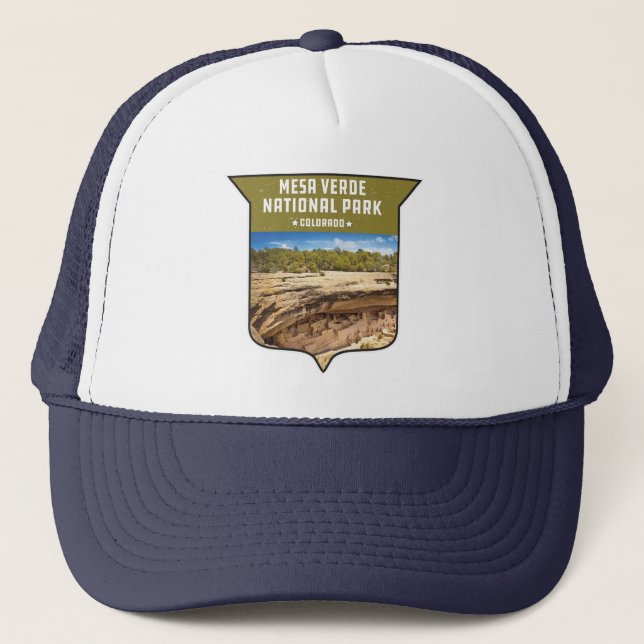 Mesa Verde National Park Ancestral Puebloan Trucker Hat (Front)