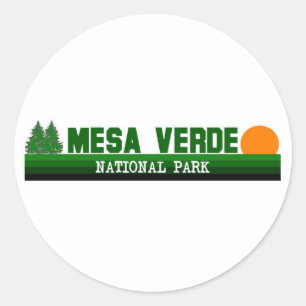 Mesa Verde National Park Classic Round Sticker