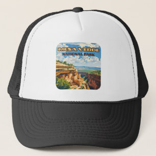 Mesa Verde National Park Colorado Cliff House Trucker Hat