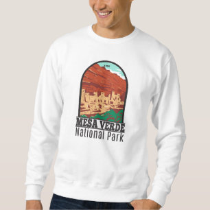 Mesa Verde National Park Colorado Colourful Vintag Sweatshirt