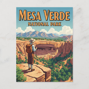 Mesa Verde National Park Colorado Postcard
