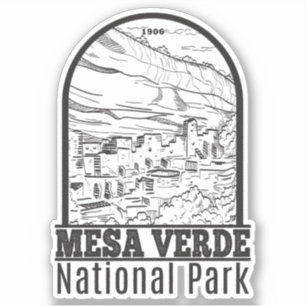 Mesa Verde National Park Colorado Vintage