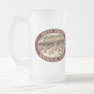 Mesa Verde National Park, Cortez, Colorado Frosted Glass Beer Mug