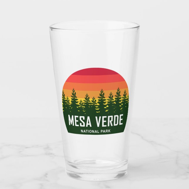 Mesa Verde National Park Glass (Front)