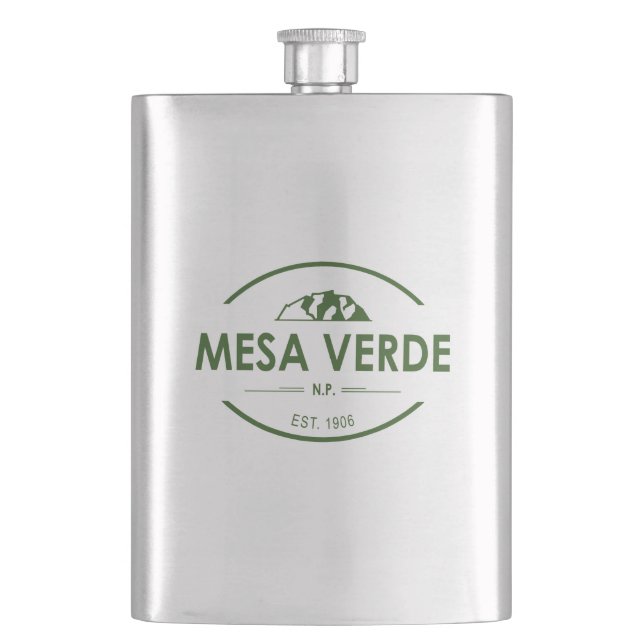 Mesa Verde National Park Hip Flask (Front)
