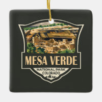 Mesa Verde National Park Illustration Travel Art