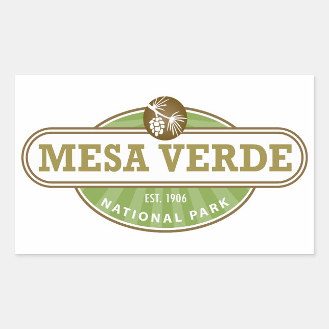 Mesa Verde National Park Rectangular Sticker (Front)