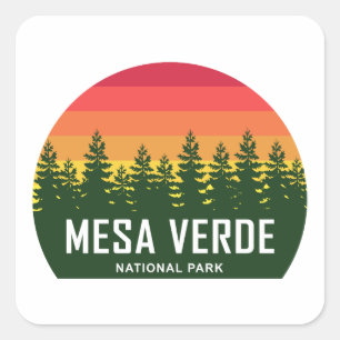 Mesa Verde National Park Square Sticker